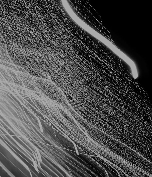 Abstract energy pulse representation with glowing lines